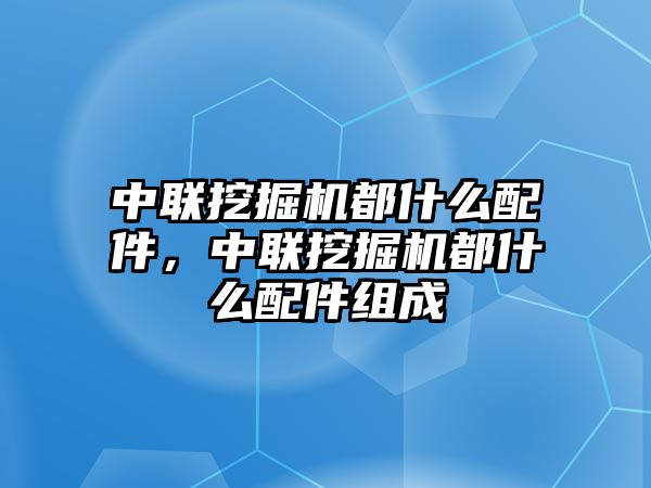 中聯(lián)挖掘機都什么配件，中聯(lián)挖掘機都什么配件組成