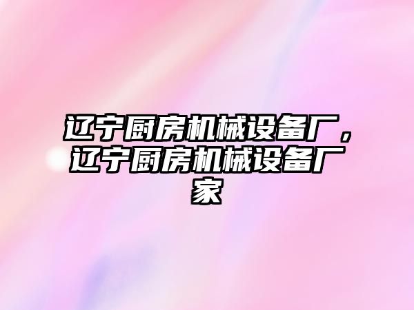 遼寧廚房機械設(shè)備廠，遼寧廚房機械設(shè)備廠家