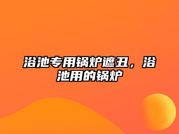 浴池專用鍋爐遮丑，浴池用的鍋爐