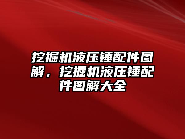 挖掘機液壓錘配件圖解，挖掘機液壓錘配件圖解大全