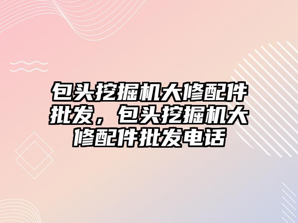 包頭挖掘機大修配件批發(fā)，包頭挖掘機大修配件批發(fā)電話