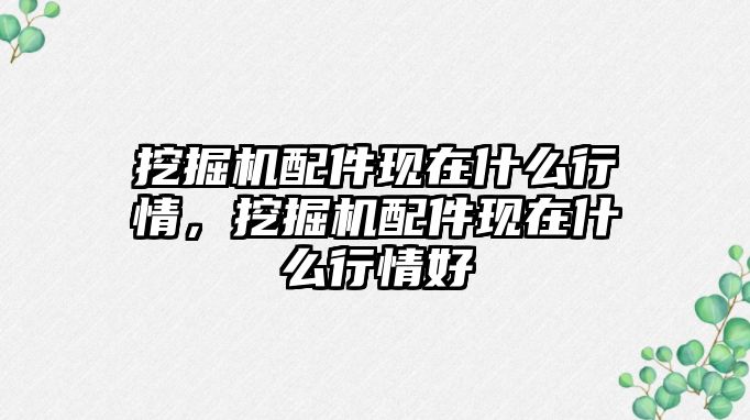 挖掘機配件現(xiàn)在什么行情，挖掘機配件現(xiàn)在什么行情好