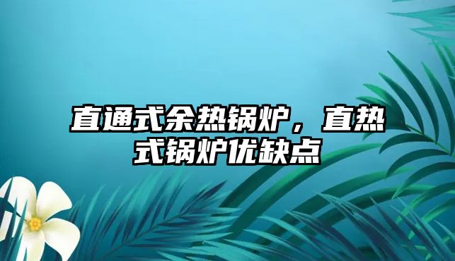 直通式余熱鍋爐，直熱式鍋爐優(yōu)缺點