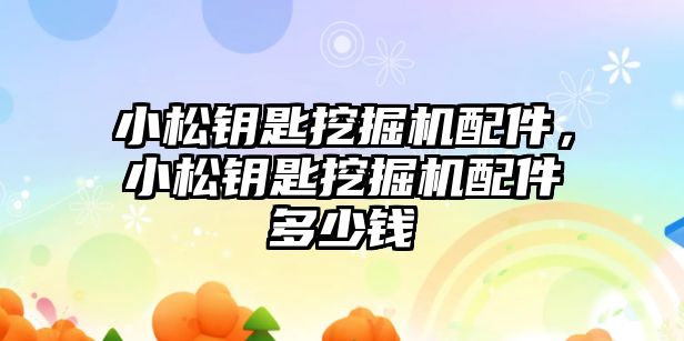 小松鑰匙挖掘機配件，小松鑰匙挖掘機配件多少錢