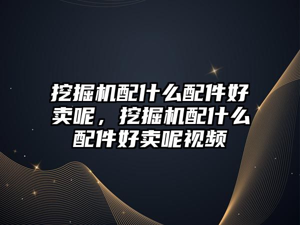 挖掘機配什么配件好賣呢，挖掘機配什么配件好賣呢視頻