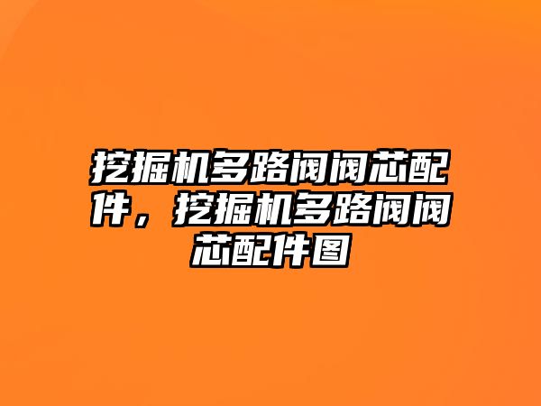 挖掘機(jī)多路閥閥芯配件，挖掘機(jī)多路閥閥芯配件圖