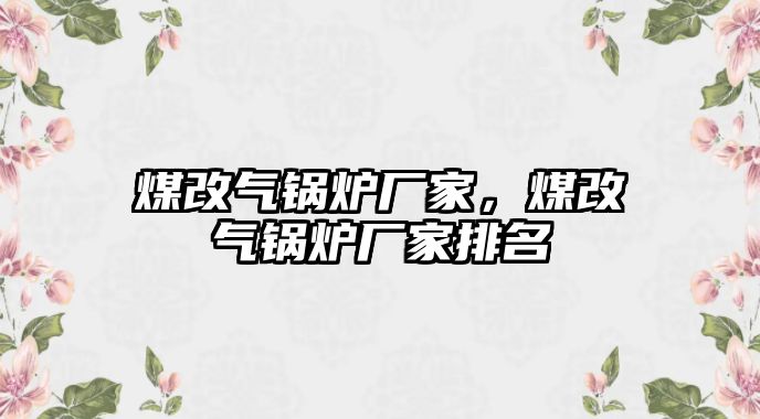 煤改氣鍋爐廠家，煤改氣鍋爐廠家排名