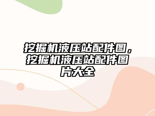 挖掘機液壓站配件圖，挖掘機液壓站配件圖片大全