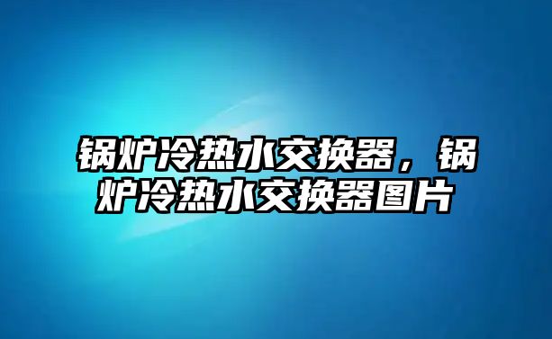 鍋爐冷熱水交換器，鍋爐冷熱水交換器圖片