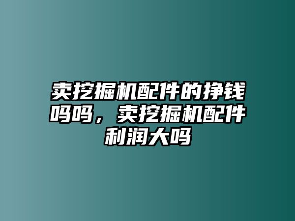 賣挖掘機配件的掙錢嗎嗎，賣挖掘機配件利潤大嗎