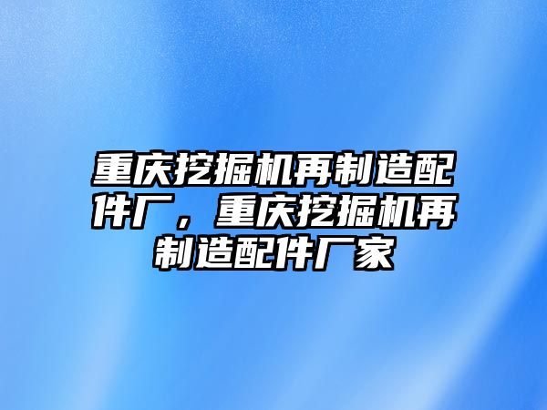 重慶挖掘機再制造配件廠，重慶挖掘機再制造配件廠家