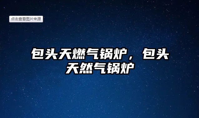 包頭天燃?xì)忮仩t，包頭天然氣鍋爐