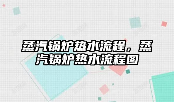 蒸汽鍋爐熱水流程，蒸汽鍋爐熱水流程圖