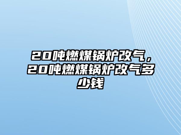 20噸燃煤鍋爐改氣，20噸燃煤鍋爐改氣多少錢