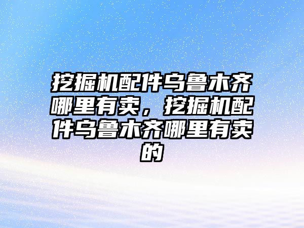 挖掘機配件烏魯木齊哪里有賣，挖掘機配件烏魯木齊哪里有賣的