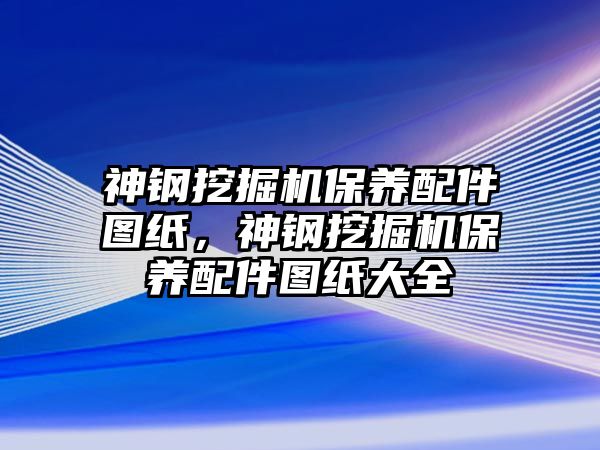 神鋼挖掘機(jī)保養(yǎng)配件圖紙，神鋼挖掘機(jī)保養(yǎng)配件圖紙大全