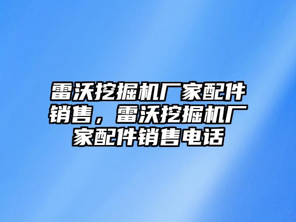 雷沃挖掘機廠家配件銷售，雷沃挖掘機廠家配件銷售電話