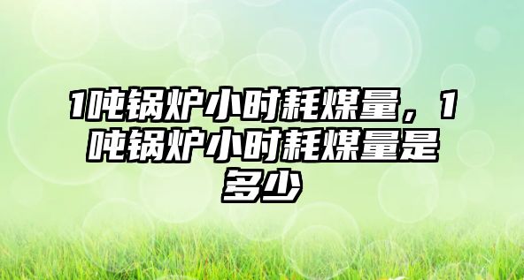 1噸鍋爐小時耗煤量，1噸鍋爐小時耗煤量是多少