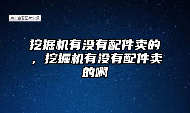 挖掘機(jī)有沒(méi)有配件賣(mài)的，挖掘機(jī)有沒(méi)有配件賣(mài)的啊