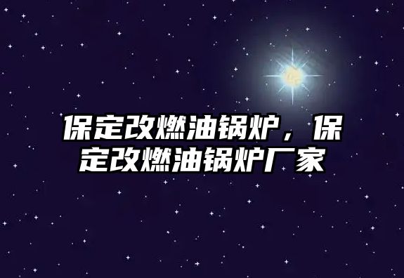 保定改燃油鍋爐，保定改燃油鍋爐廠家