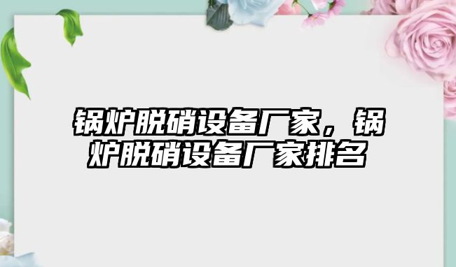 鍋爐脫硝設(shè)備廠家，鍋爐脫硝設(shè)備廠家排名