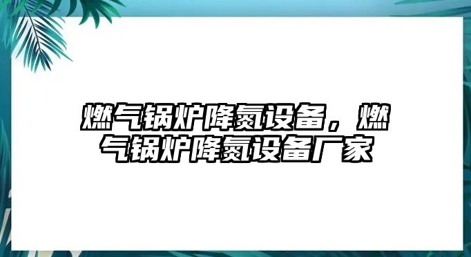 燃?xì)忮仩t降氮設(shè)備，燃?xì)忮仩t降氮設(shè)備廠家