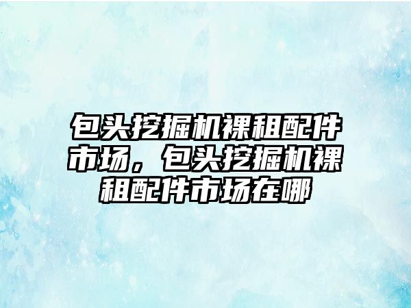 包頭挖掘機(jī)裸租配件市場，包頭挖掘機(jī)裸租配件市場在哪