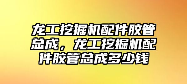 龍工挖掘機配件膠管總成，龍工挖掘機配件膠管總成多少錢