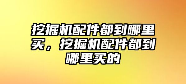 挖掘機(jī)配件都到哪里買，挖掘機(jī)配件都到哪里買的