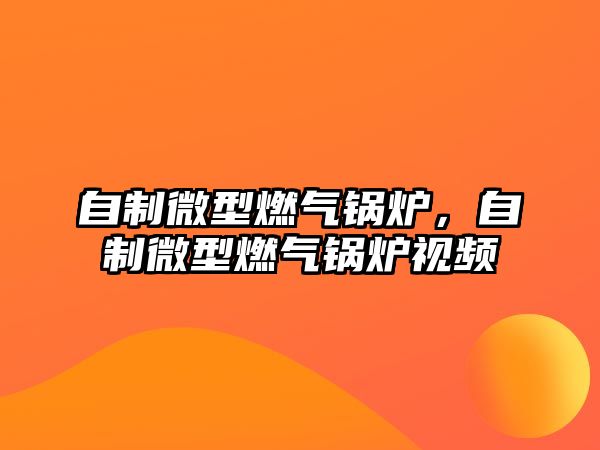 自制微型燃氣鍋爐，自制微型燃氣鍋爐視頻