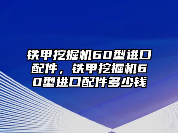 鐵甲挖掘機(jī)60型進(jìn)口配件，鐵甲挖掘機(jī)60型進(jìn)口配件多少錢