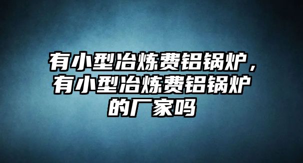 有小型冶煉費(fèi)鋁鍋爐，有小型冶煉費(fèi)鋁鍋爐的廠(chǎng)家嗎