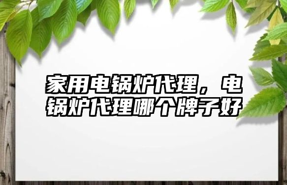 家用電鍋爐代理，電鍋爐代理哪個牌子好