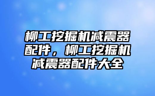 柳工挖掘機(jī)減震器配件，柳工挖掘機(jī)減震器配件大全