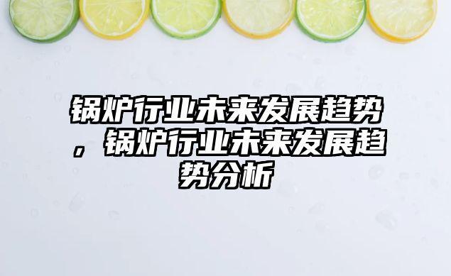 鍋爐行業(yè)未來發(fā)展趨勢，鍋爐行業(yè)未來發(fā)展趨勢分析