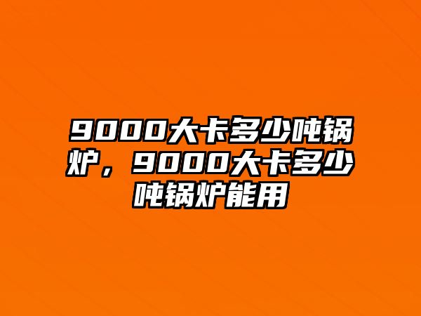 9000大卡多少噸鍋爐，9000大卡多少噸鍋爐能用