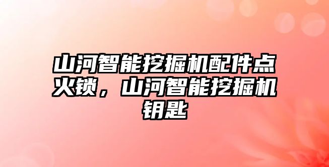 山河智能挖掘機配件點火鎖，山河智能挖掘機鑰匙