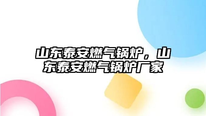 山東泰安燃氣鍋爐，山東泰安燃氣鍋爐廠家