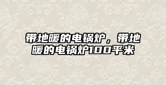 帶地暖的電鍋爐，帶地暖的電鍋爐100平米