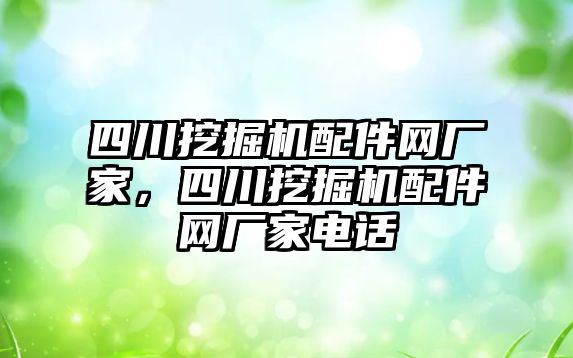 四川挖掘機配件網(wǎng)廠家，四川挖掘機配件網(wǎng)廠家電話