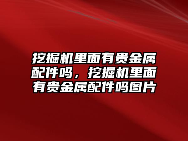 挖掘機里面有貴金屬配件嗎，挖掘機里面有貴金屬配件嗎圖片