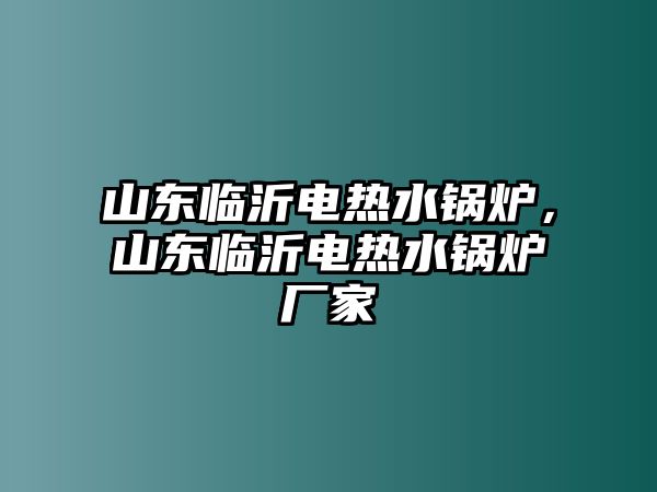 山東臨沂電熱水鍋爐，山東臨沂電熱水鍋爐廠家