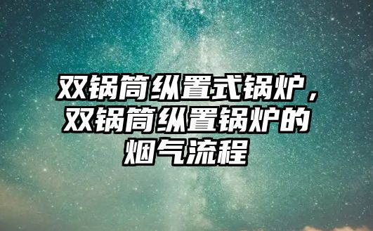 雙鍋筒縱置式鍋爐，雙鍋筒縱置鍋爐的煙氣流程