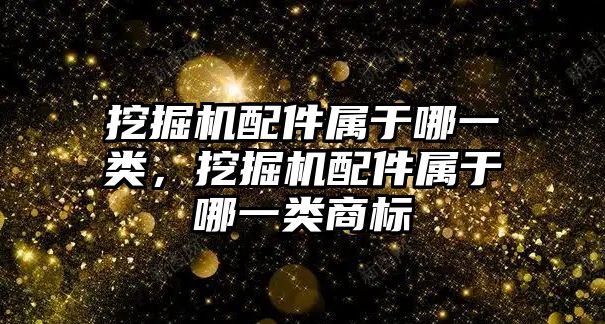 挖掘機配件屬于哪一類，挖掘機配件屬于哪一類商標