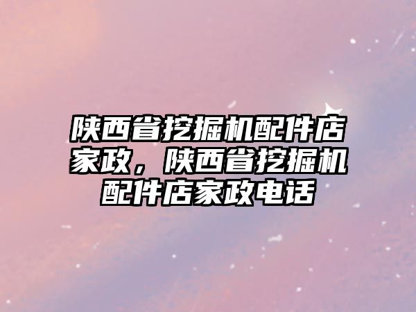 陜西省挖掘機(jī)配件店家政，陜西省挖掘機(jī)配件店家政電話