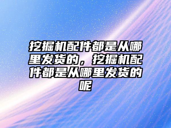 挖掘機配件都是從哪里發(fā)貨的，挖掘機配件都是從哪里發(fā)貨的呢