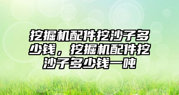 挖掘機配件挖沙子多少錢，挖掘機配件挖沙子多少錢一噸