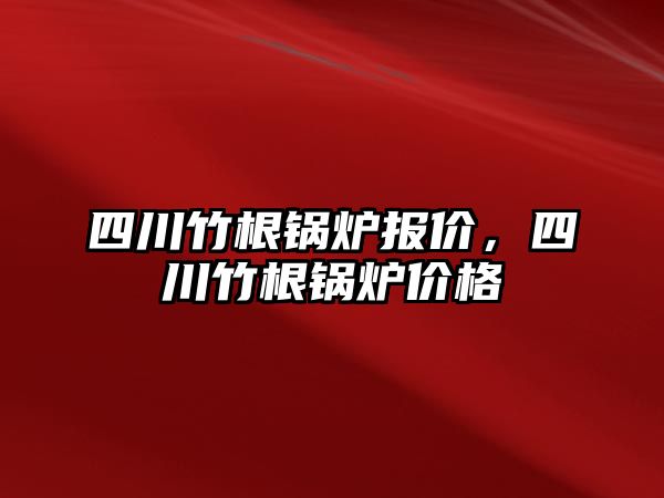 四川竹根鍋爐報價，四川竹根鍋爐價格