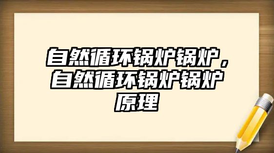 自然循環(huán)鍋爐鍋爐，自然循環(huán)鍋爐鍋爐原理