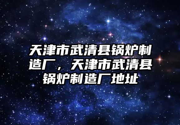 天津市武清縣鍋爐制造廠，天津市武清縣鍋爐制造廠地址